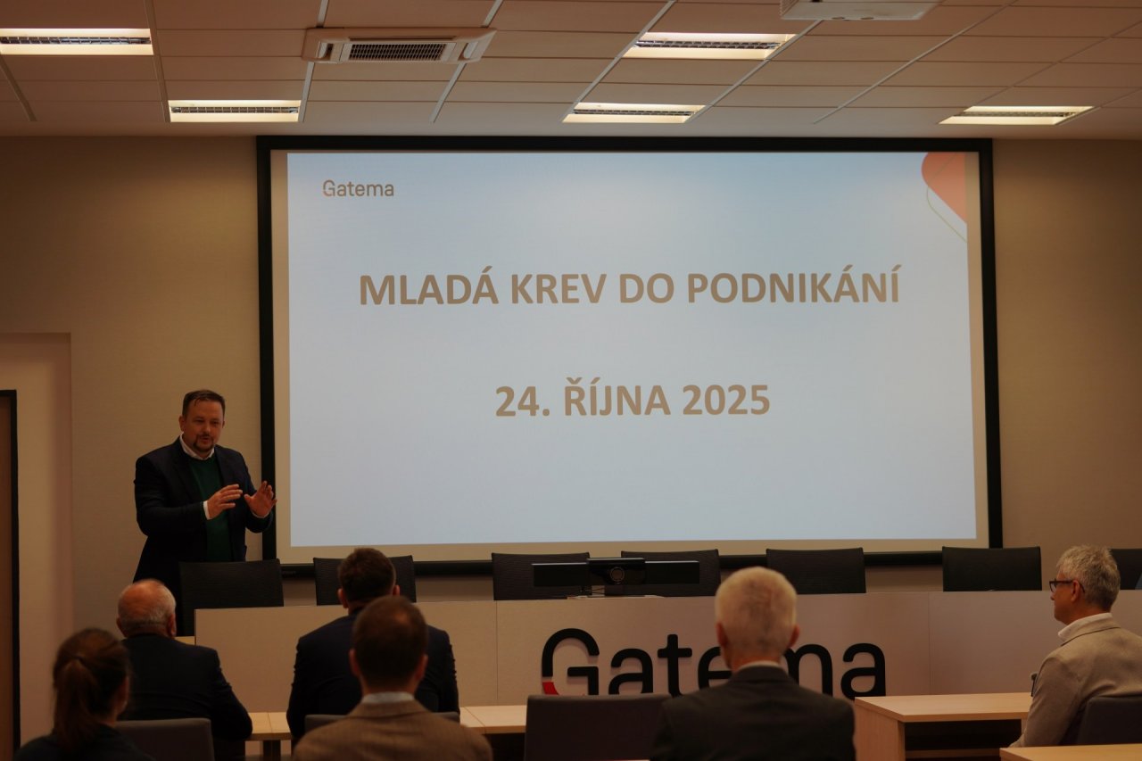 Vyhlášení výsledků soutěže Mladá krev do podnikání 2025, hovoří JUDr. Libor Vašíček, MBA, zakladatel AK Legal Partners.